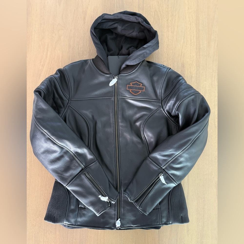 Harley-Davidson Women’s Miss Enthusiast Leather 3-in-1 Jacket